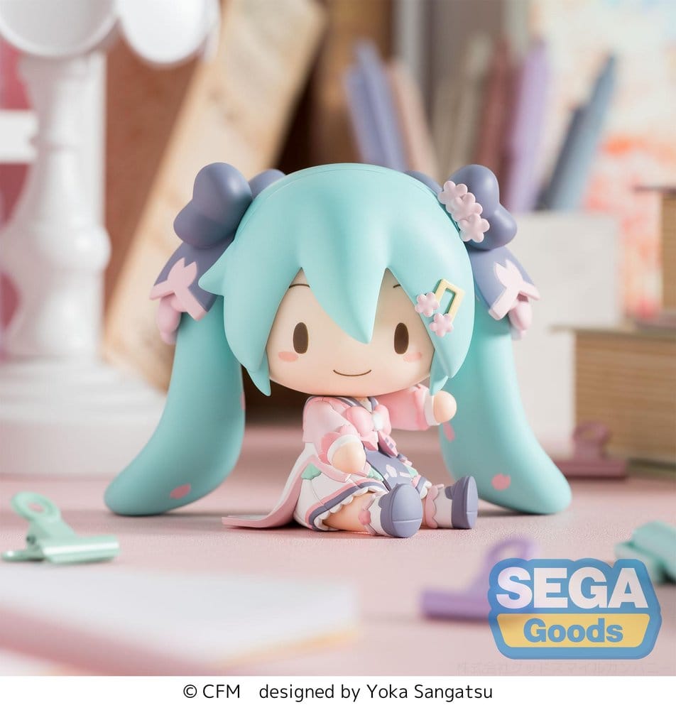 Hatsune Miku - Miku, Fluffy Petit Chibi Figure "New Semester" 8 cm