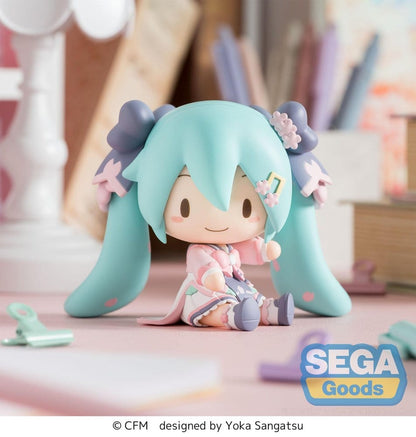 Hatsune Miku - Miku, Fluffy Petit Chibi Figure "New Semester" 8 cm