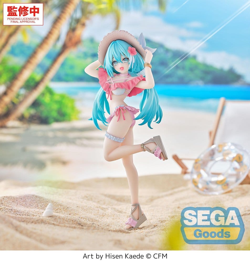 Character Vocal Series 01 - Hatsune Miku, Luminasta PVC Figur Conceptual Series Vol.1 Tropical Ver. 21 cm