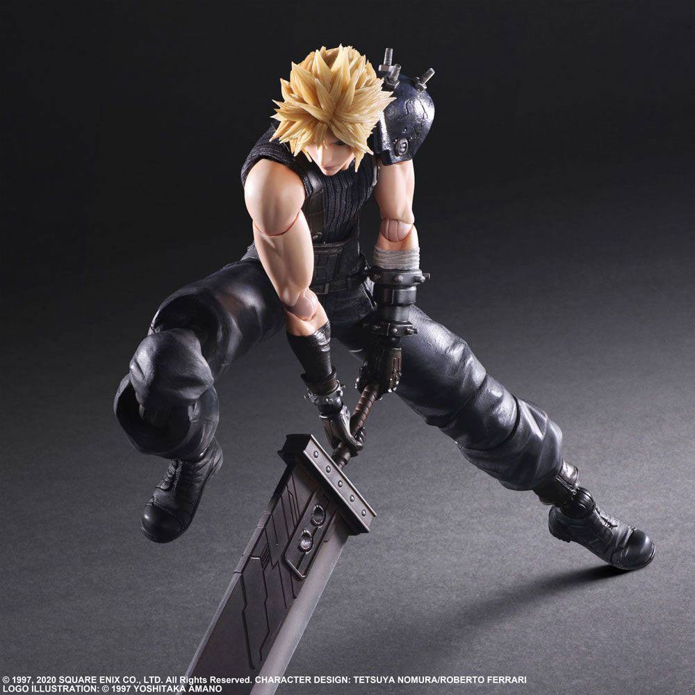 Final Fantasy VII - Cloud Strife, Remake Play Arts Kai Action Figure Ver. 2 27 cm