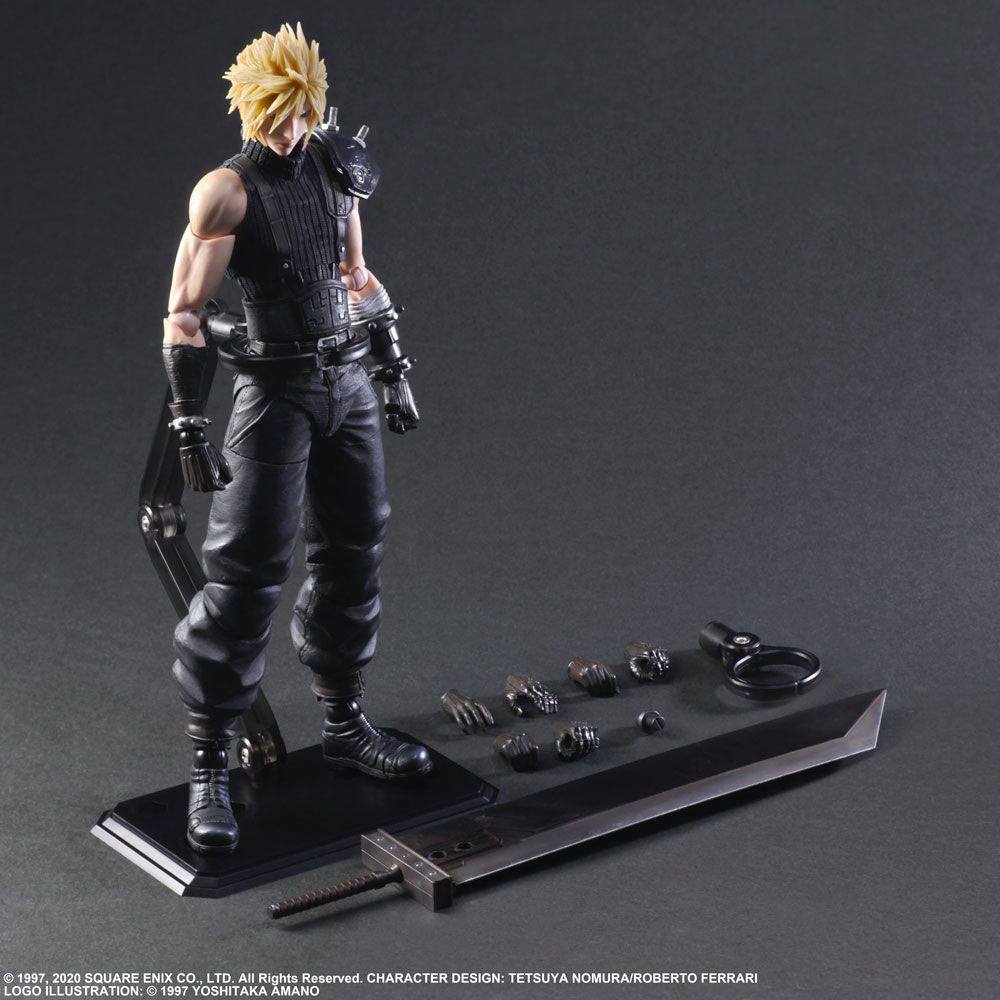 Final Fantasy VII - Cloud Strife, Remake Play Arts Kai Action Figure Ver. 2 27 cm