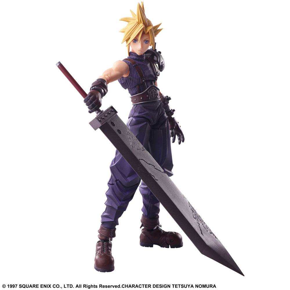 Final Fantasy VII - Cloud Strife, Bring Arts Action Figure Hardedge Ver. 15 cm