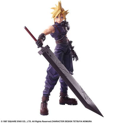 Final Fantasy VII - Cloud Strife, Bring Arts Action Figure Hardedge Ver. 15 cm