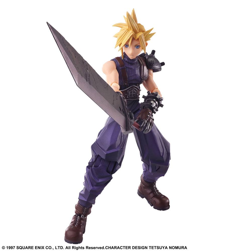 Final Fantasy VII - Cloud Strife, Bring Arts Action Figure Hardedge Ver. 15 cm