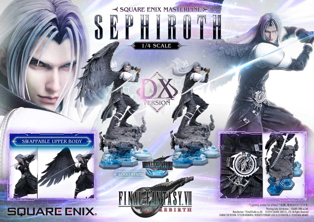 Final Fantasy VII Rebirth - Sephiroth Masterline Statue 1/4 Deluxe Version 69 cm