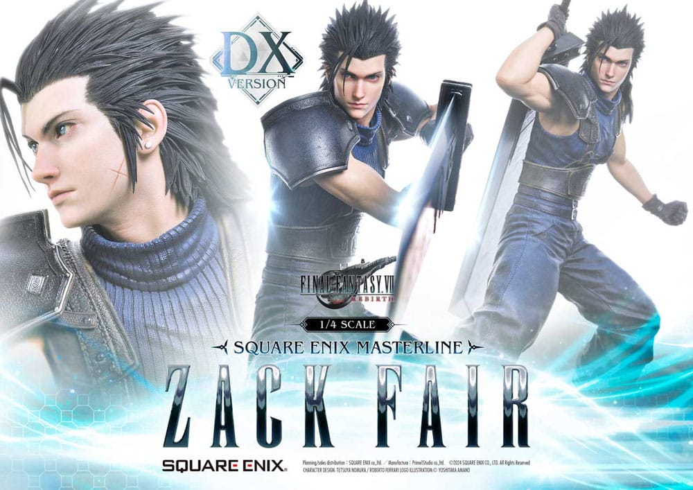 Final Fantasy VII Rebirth - Zack Fair Masterline Statue 1/4 Deluxe Ver. 57 cm