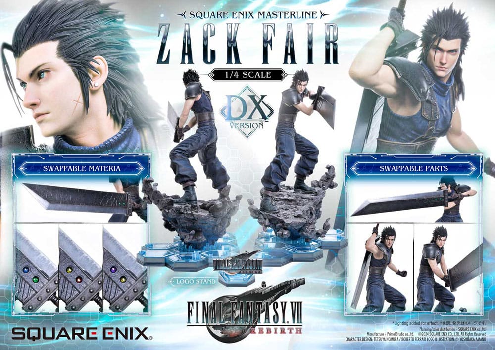Final Fantasy VII Rebirth - Zack Fair Masterline Statue 1/4 Deluxe Ver. 57 cm