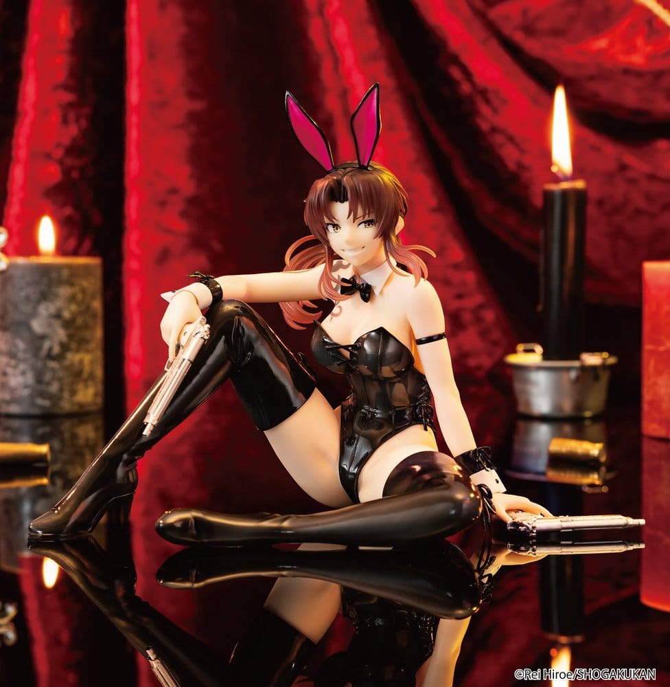 Black Lagoon - Revy, One-Seventh Carat PVC Statue 1/7 Bunny Ver. 16 cm