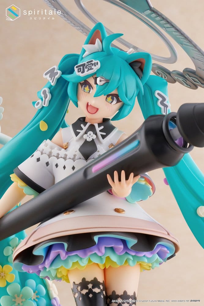 Hatsune Miku x Naoki Saito - PVC Statue 1/7 My Figure Making! The Painter Ver. 34 cm