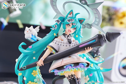 Hatsune Miku x Naoki Saito - PVC Statue 1/7 My Figure Making! The Painter Ver. 34 cm