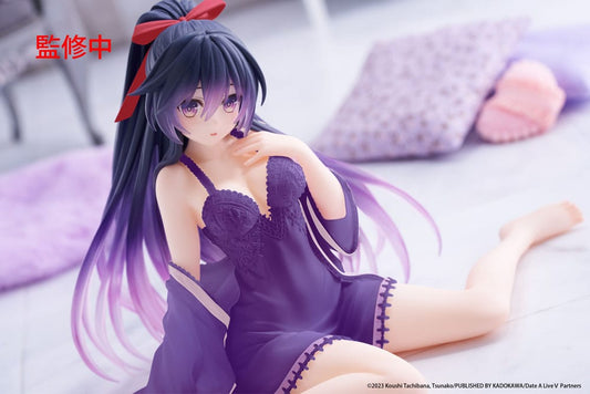 Date A Live V - Tohka Yatogami, PVC Statue Desktop Cute Figure Nightwear Ver. Renewal 13 cm