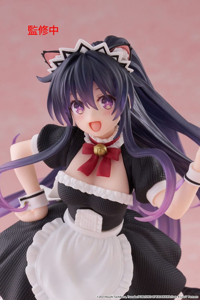 Date A Live - Tohka Yatogami, V Coreful PVC Statue Cat Ear Maid Ver. 18 cm