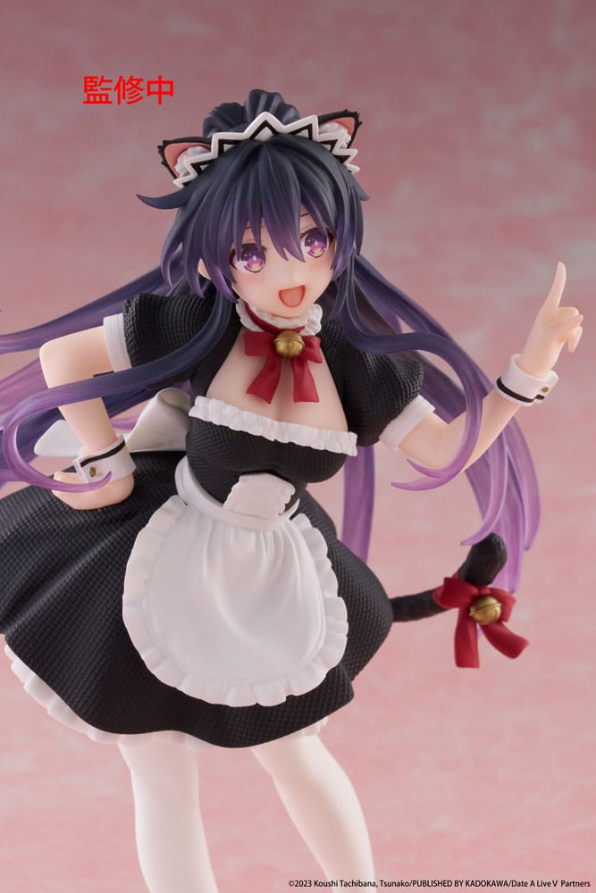 Date A Live - Tohka Yatogami, V Coreful PVC Statue Cat Ear Maid Ver. 18 cm
