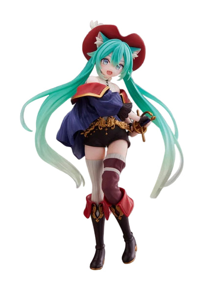 Hatsune Miku - Hatsune Miku, Wonderland Puss in Boots PVC Statue 18 cm