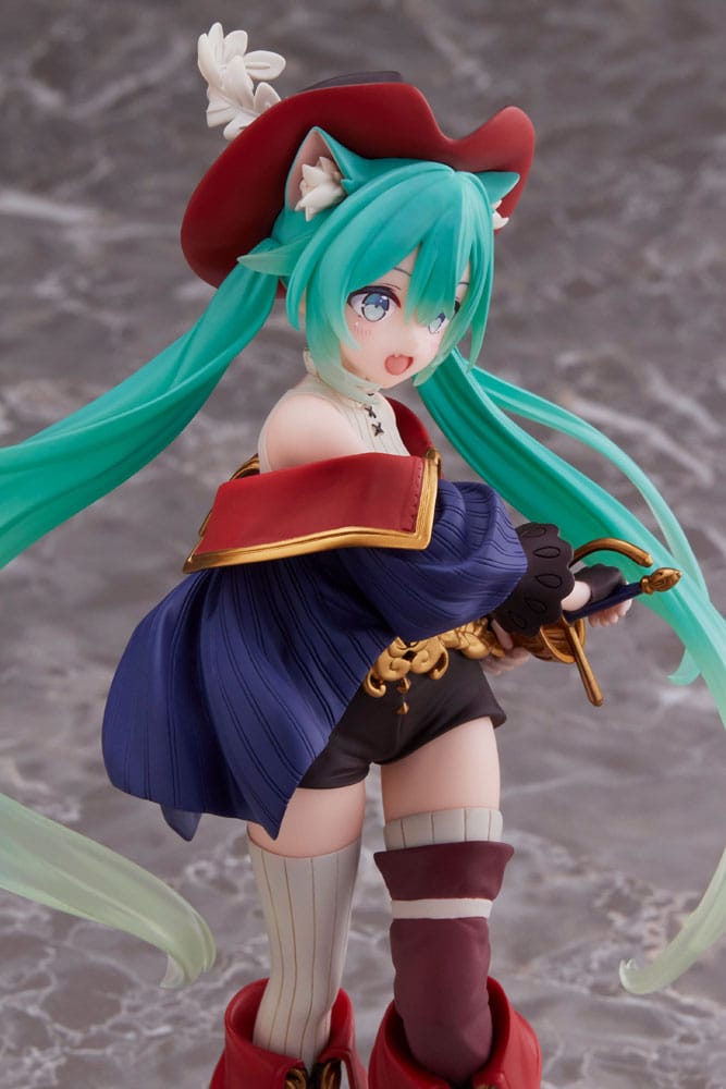Hatsune Miku - Hatsune Miku, Wonderland Puss in Boots PVC Statue 18 cm