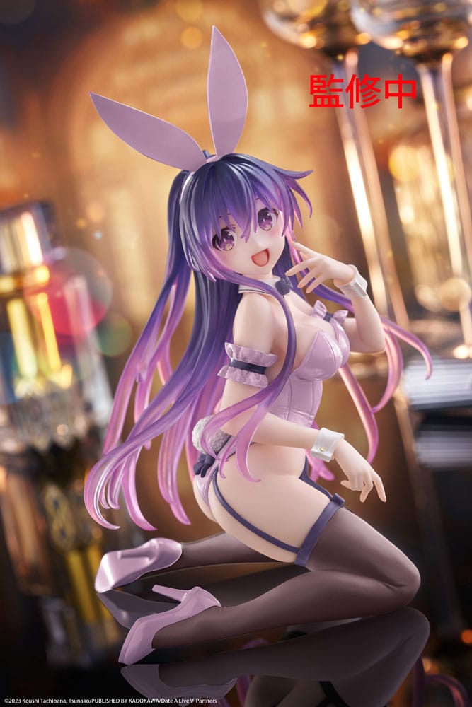 Date A Live - Tohka Yatogami, PVC Statue Desktop Cute Figure (Bunny Ver.) Renewal 13 cm