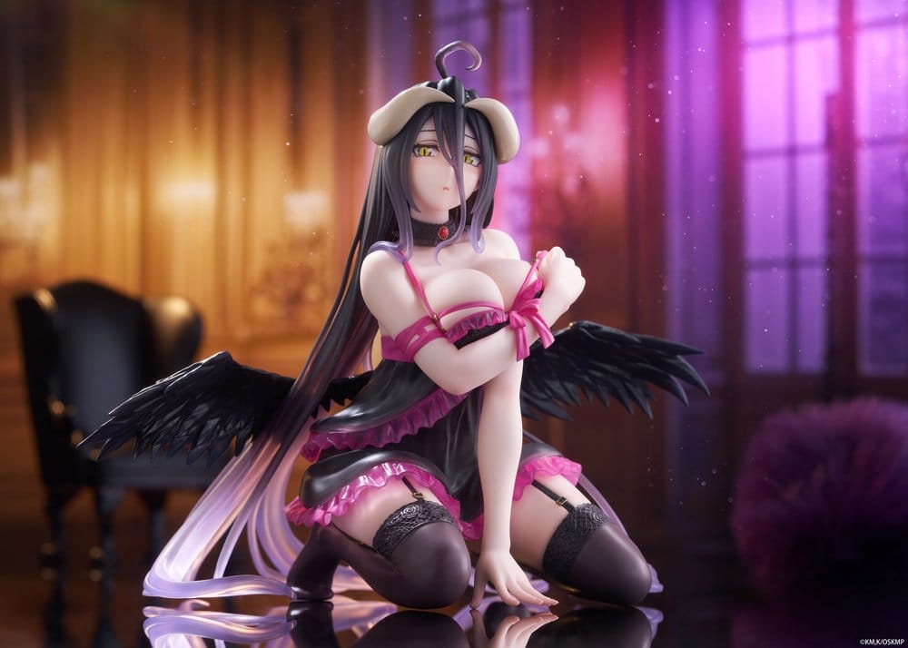 Overlord - Albedo (Negligee ver.), Desktop Cute PVC Figure 13 cm