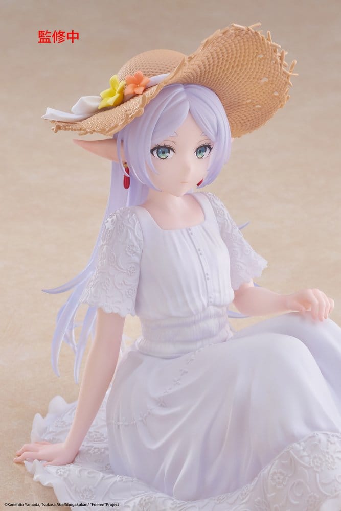Frieren: Beyond Journey's End - Frieren, PVC Statue Desktop Cute Figure Summer Dress Ver. 13 cm