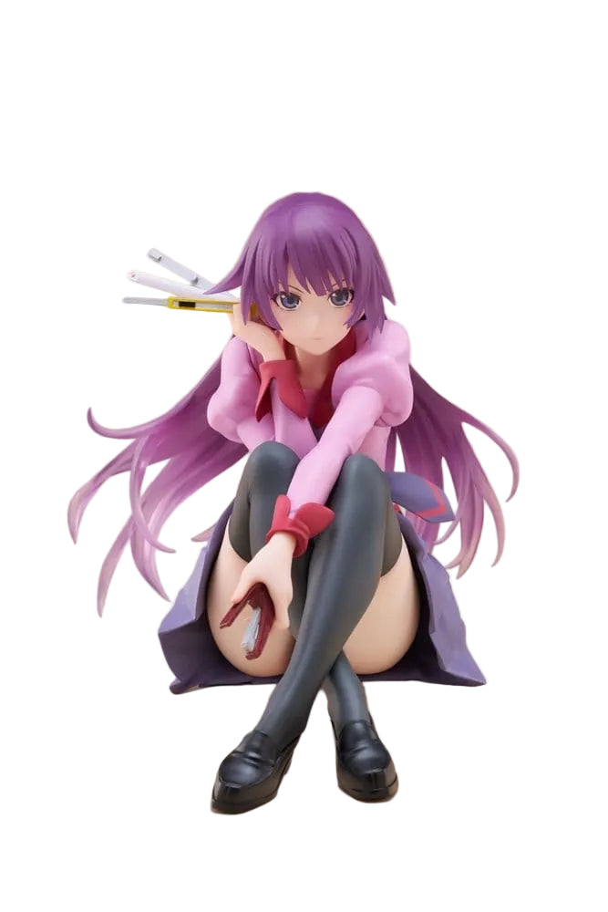 Monogatari - Hitagi Senjougahara, PVC Statue Desktop Cute Figure 13 cm