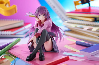 Monogatari - Hitagi Senjougahara, PVC Statue Desktop Cute Figure 13 cm