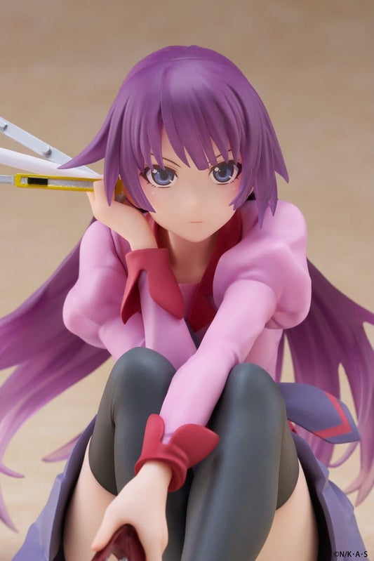 Monogatari - Hitagi Senjougahara, PVC Statue Desktop Cute Figure 13 cm