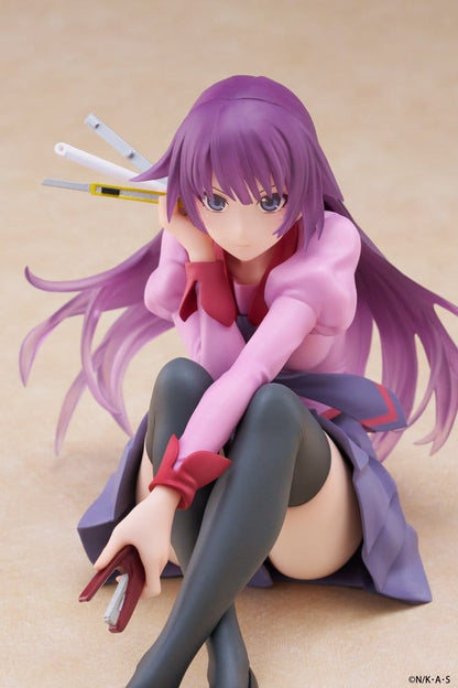 Monogatari - Hitagi Senjougahara, PVC Statue Desktop Cute Figure 13 cm