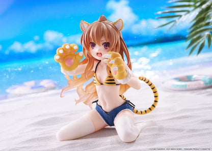 Toradora! - Taiga Aisaka, (Tiger Costume Swimwear Ver.) Desktop Cute PVC Figure 13 cm