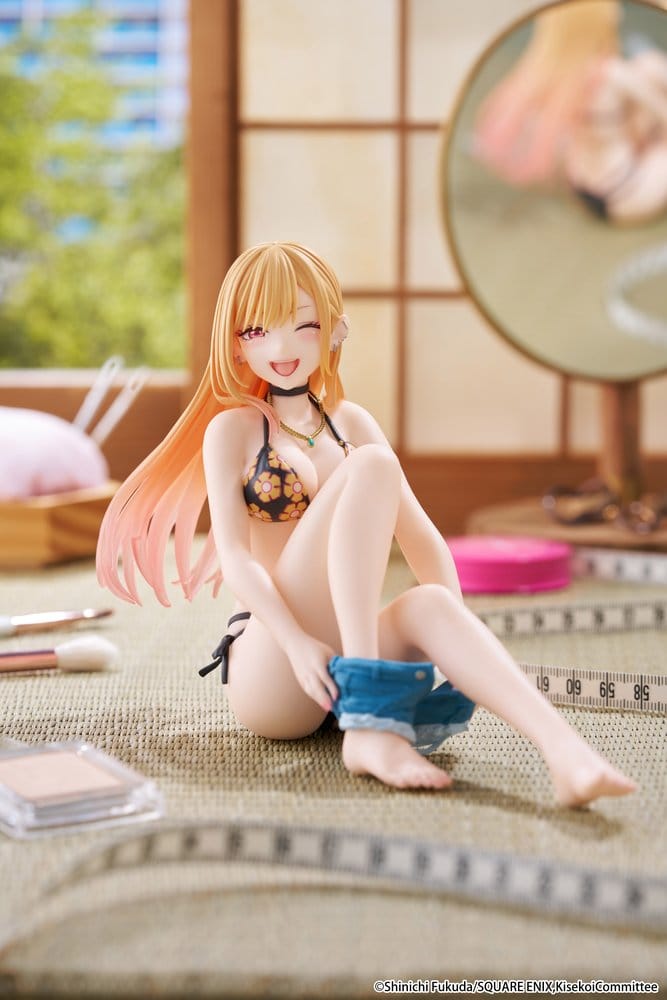 My Dress-Up Darling - Marin Kitagawa (Measured Swimsuit Ver.), Desktop Cute PVC Figure Reissue 13 cm