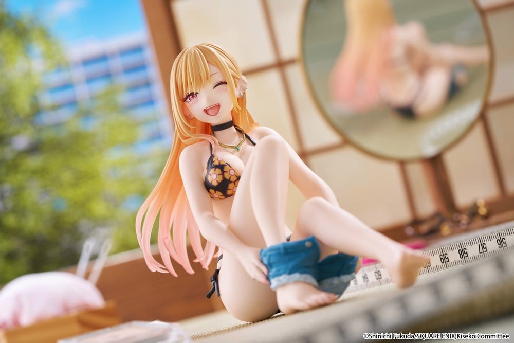 My Dress-Up Darling - Marin Kitagawa (Measured Swimsuit Ver.), Desktop Cute PVC Figure Reissue 13 cm