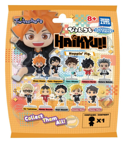 Haikyu!! - 1 Blind Pack, Twinchees Mini Figures Hoppin' 5 cm Display