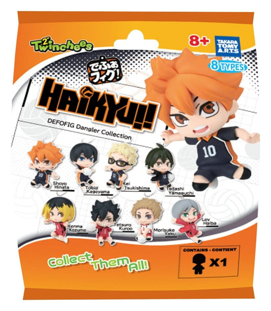 Haikyu!! - 1 Blind Pack, Twinchees Dangler Minifigures Defofig! 5 cm Display