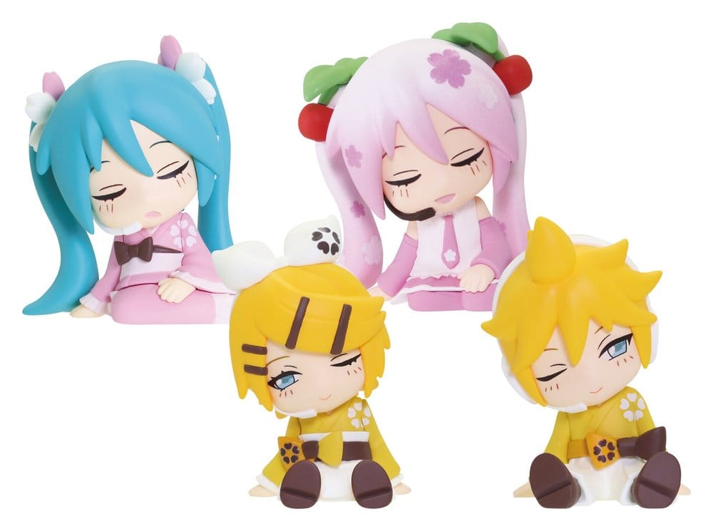 Hatsune Miku - 1 Blind Pack, Twinchees Mini Figures Lil' Sleepers Wave 3 5 cm