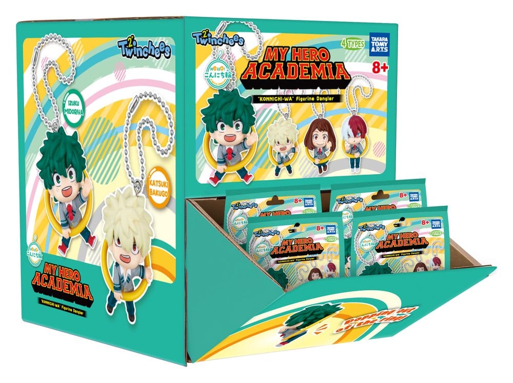 My Hero Academia - 1 Blind Capsule, Konnichi-wa Danglers Keychains 3 cm Mystery