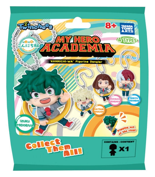 My Hero Academia - 1 Blind Capsule, Konnichi-wa Danglers Keychains 3 cm Mystery