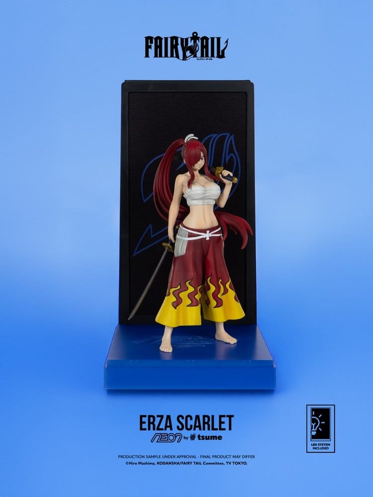 Fairy Tail - Erza Scarlet, Neon Figure 1/9 25 cm