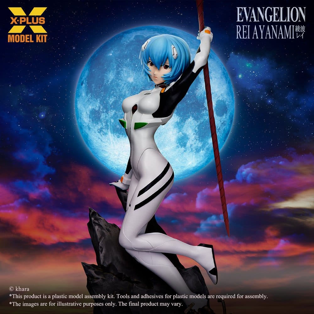 Neon Genesis Evangelion - Rei Ayanami, Plastic Model Kit 1/8 40 cm