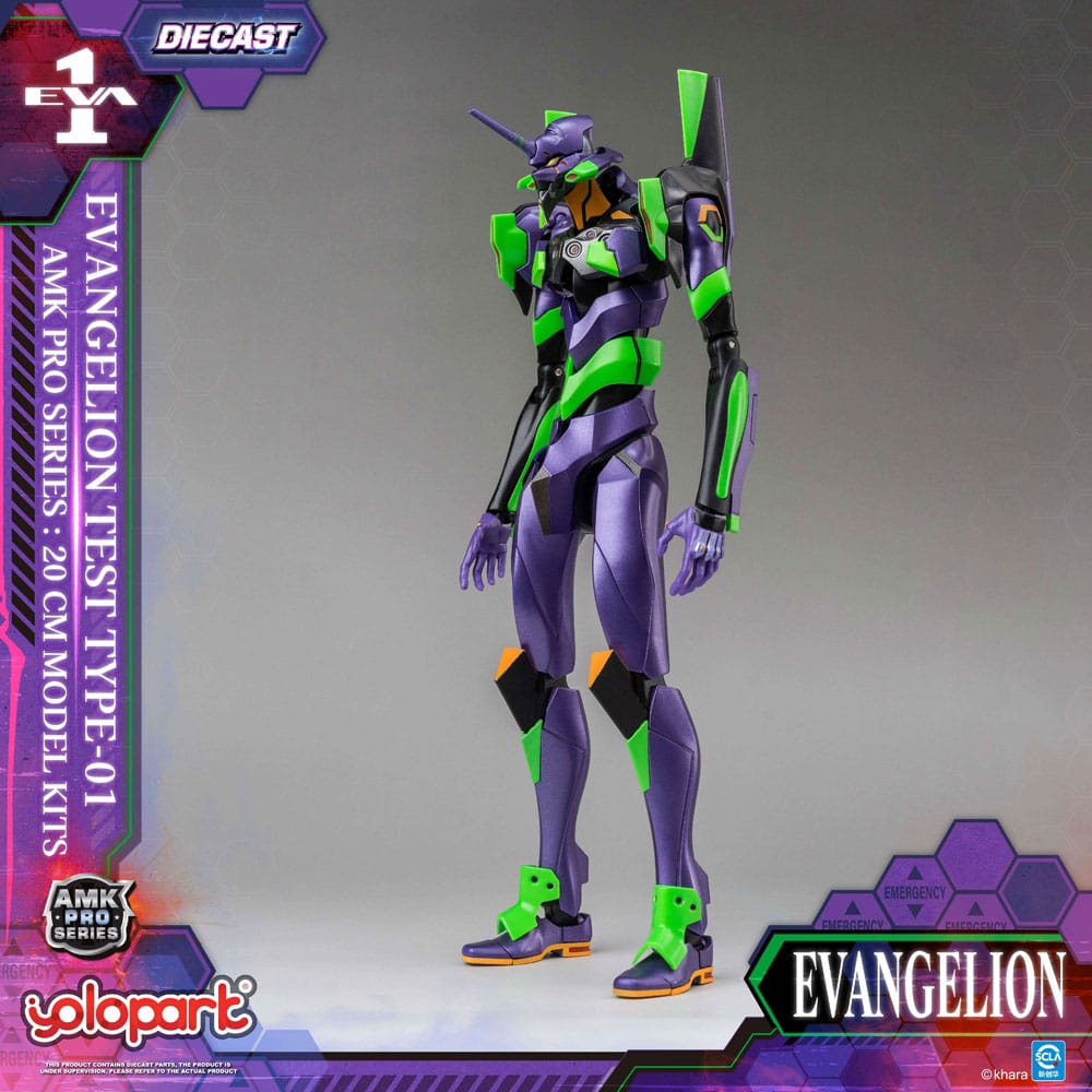 Neon Genesis Evangelion - Eva-01, AMK Pro Series Model Kit Test Type 20 cm