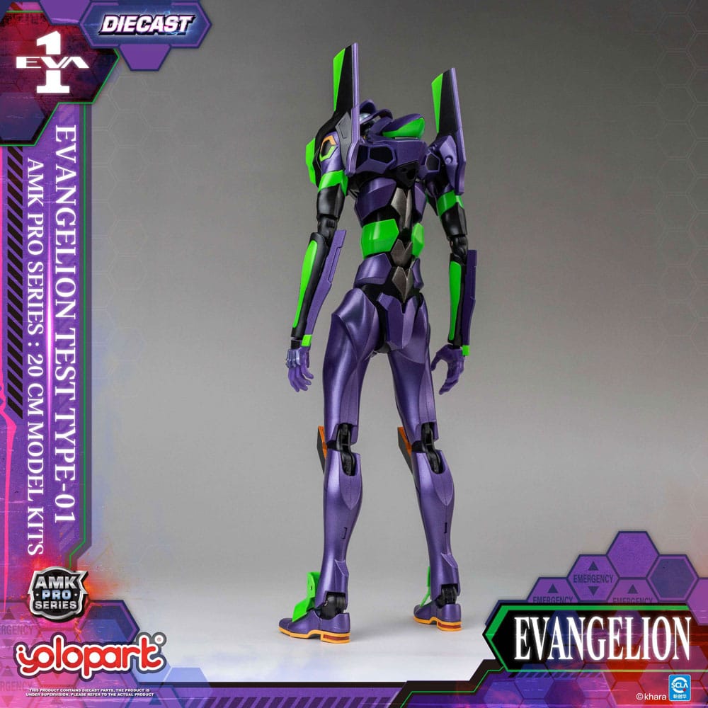 Neon Genesis Evangelion - Eva-01, AMK Pro Series Model Kit Test Type 20 cm
