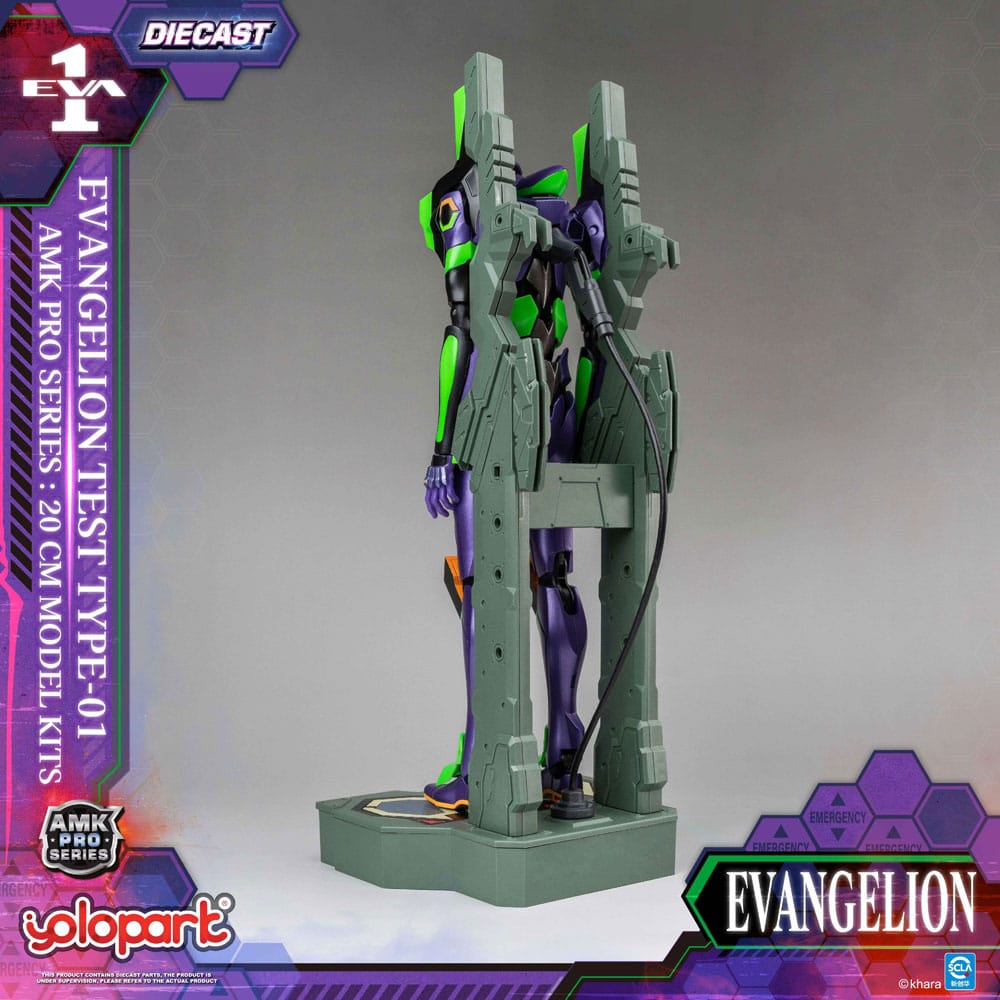 Neon Genesis Evangelion - Eva-01, AMK Pro Series Model Kit Test Type 20 cm