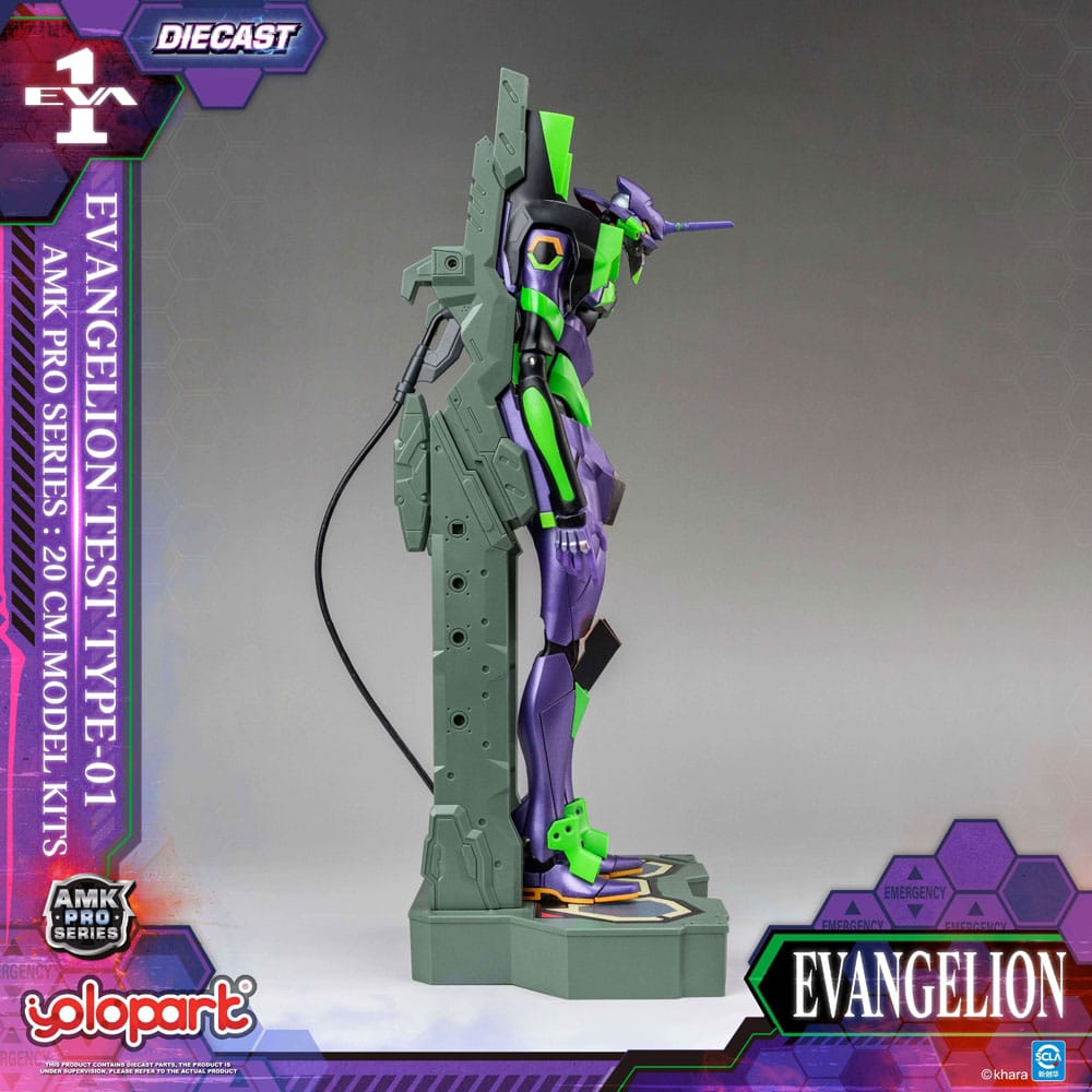 Neon Genesis Evangelion - Eva-01, AMK Pro Series Model Kit Test Type 20 cm