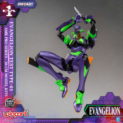 Neon Genesis Evangelion - Eva-01, AMK Pro Series Model Kit Test Type 20 cm