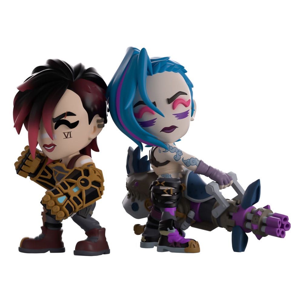 League of Legends - Vi & Jinx, Arcane Vinyl Figures 2-Pack 11 cm