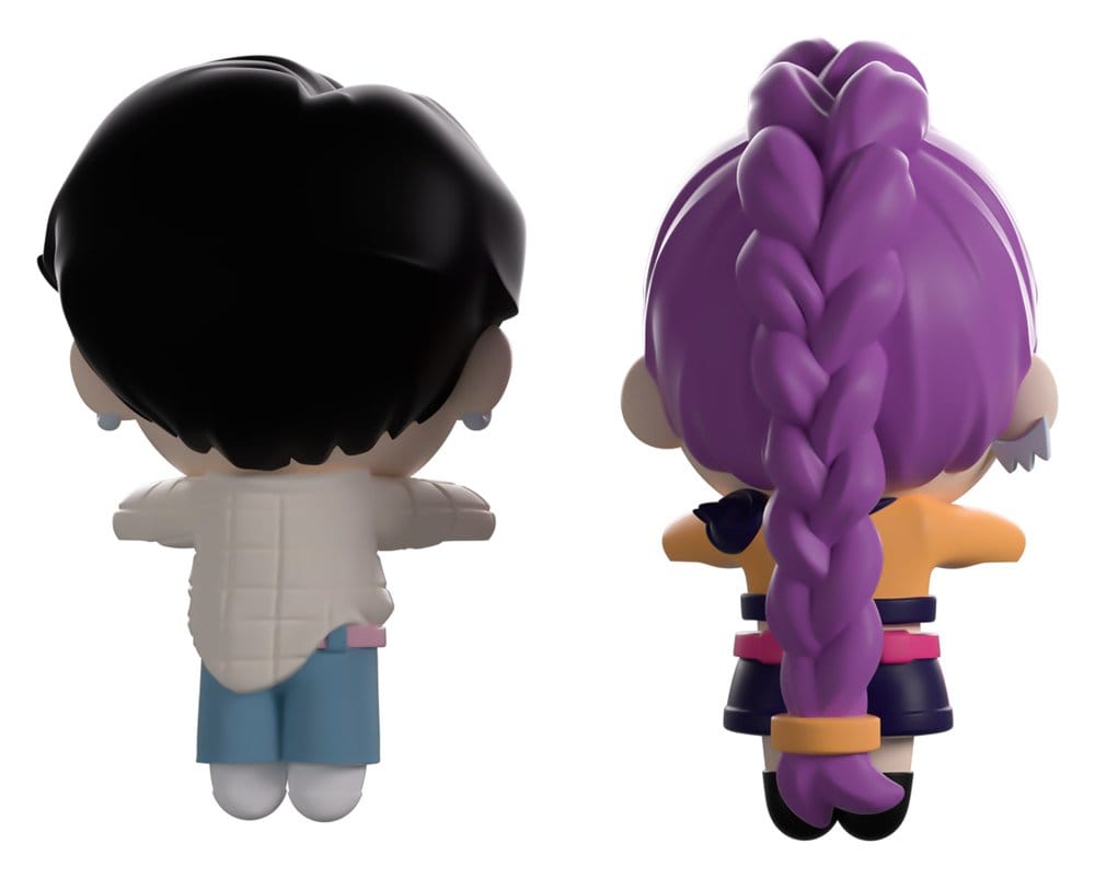 KPop Demon Hunters - Jinu & Rumi, Vinyl Figures Monitor Buddiez 6 cm