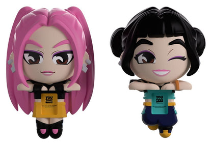 KPop Demon - Mira & Zoey, Hunters Vinyl Figures Monitor Buddiez 6 cm