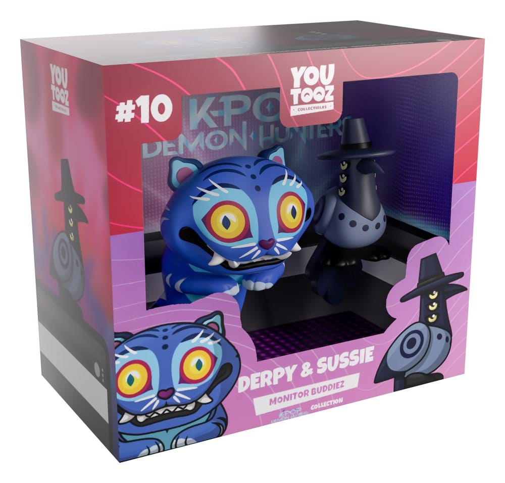 KPop Demon - Derpy & Sussie, Hunters Vinyl Figures Monitor Buddiez 6-8 cm